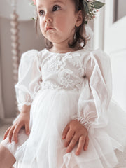 Alyssa White Baby Dress Size 00 - A Little Lacey