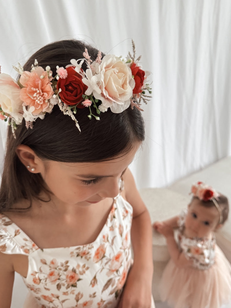 Amber Girls Flower Crown - A Little Lacey