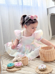 Anastasia Baby Rainbow Romper - A Little Lacey