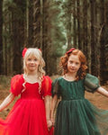 Annabella Red Girls Christmas Dress - A Little Lacey · Photo 7 of 20