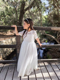 Annalise Girls White Short Sleeve Dress - A Little Lacey · Photo 7 of 21
