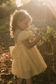 Arabella Girls Yellow Dress - A Little Lacey