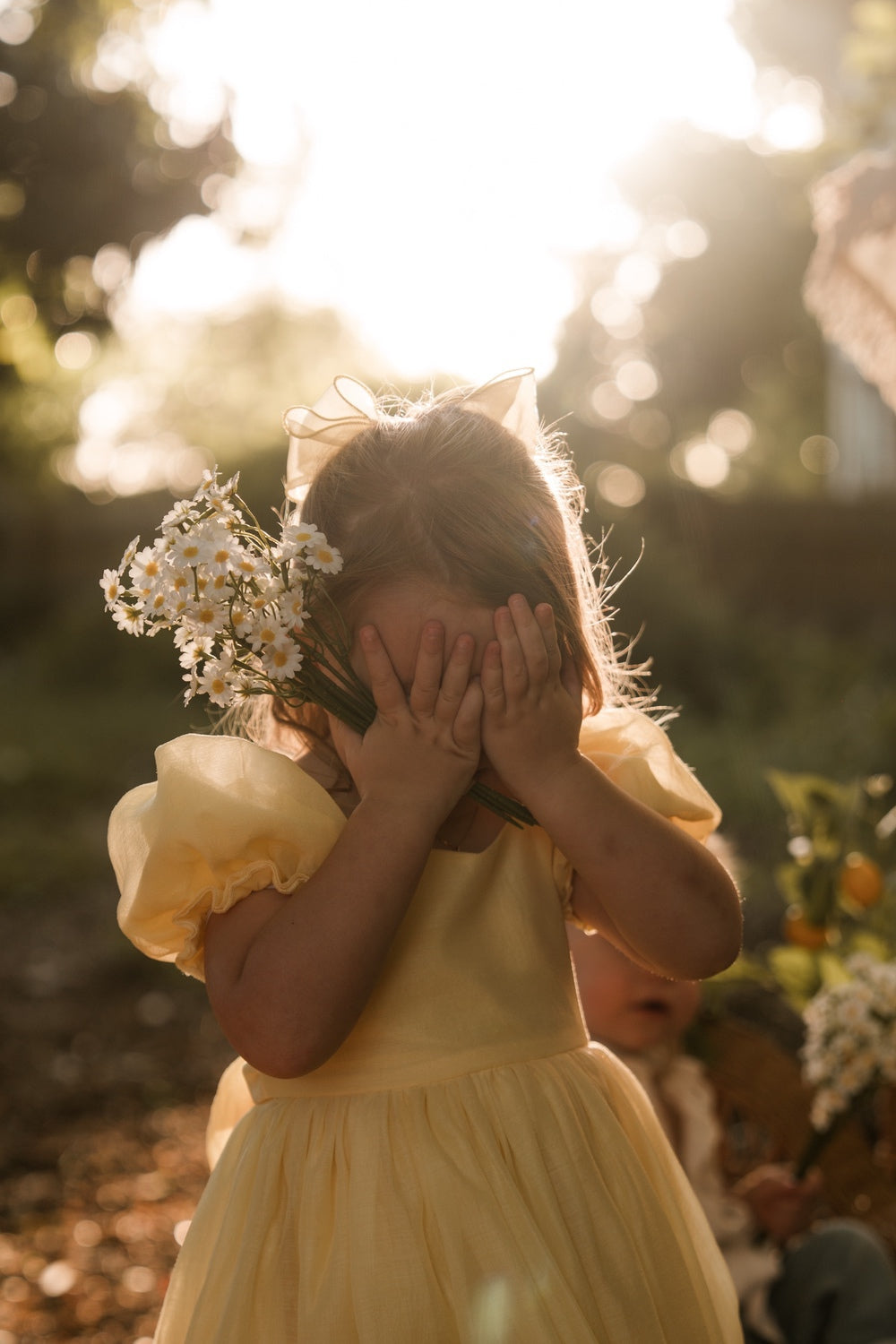 Arabella Girls Yellow Dress