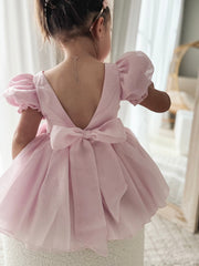 Arabella Girls Pink Dress - A Little Lacey