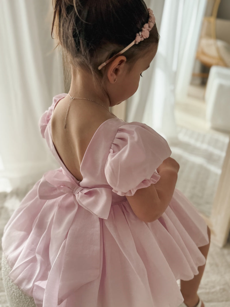 Arabella Girls Pink Dress - A Little Lacey