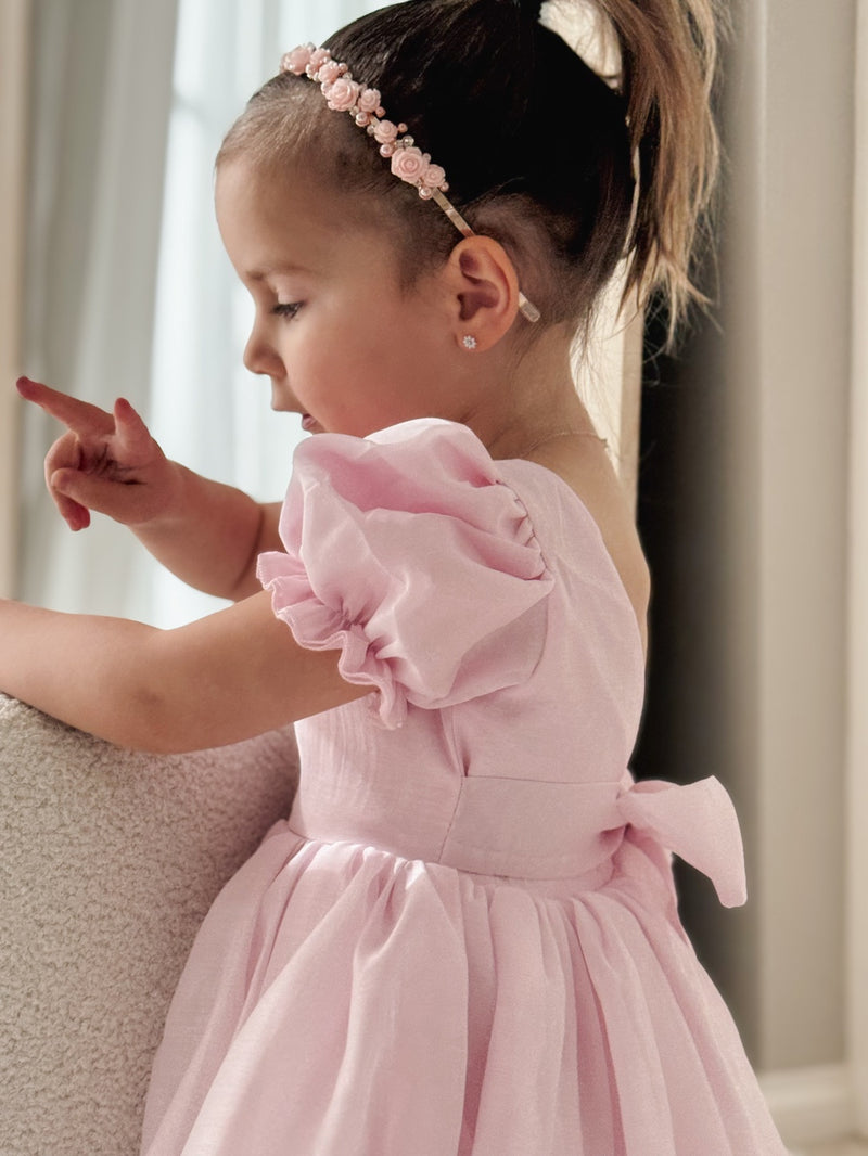 Arabella Girls Pink Dress - A Little Lacey