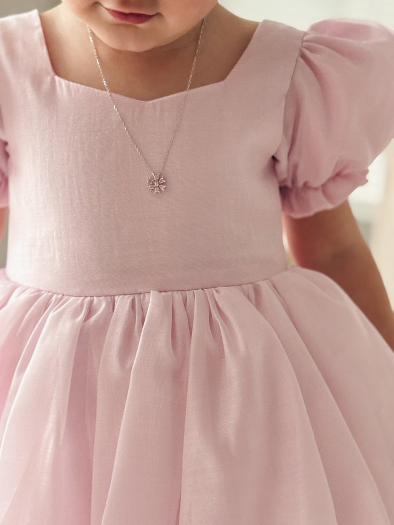 Arabella Girls Pink Dress - A Little Lacey