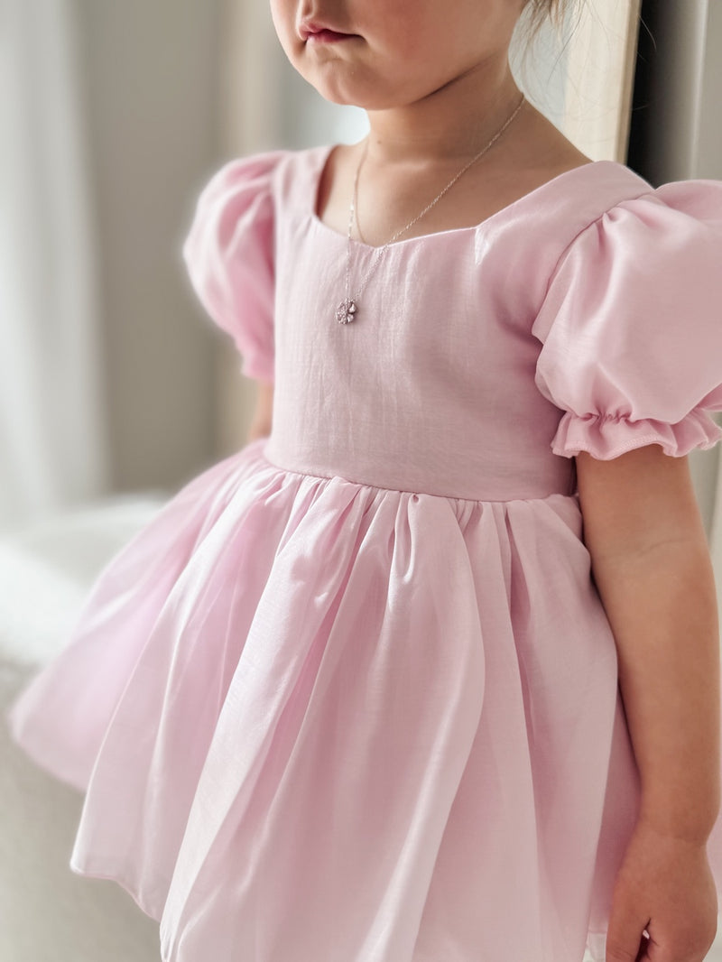 Arabella Girls Pink Dress - A Little Lacey
