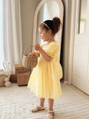 Arabella Girls Yellow Dress - A Little Lacey