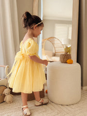 Arabella Girls Yellow Dress - A Little Lacey