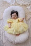 Arabella Yellow Girls Baby Dress - A Little Lacey · Photo 3 of 8