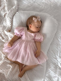 Arabella Pink Girls Baby Dress - A Little Lacey · Photo 18 of 18
