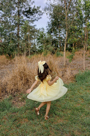 Arabella Girls Yellow Dress - A Little Lacey