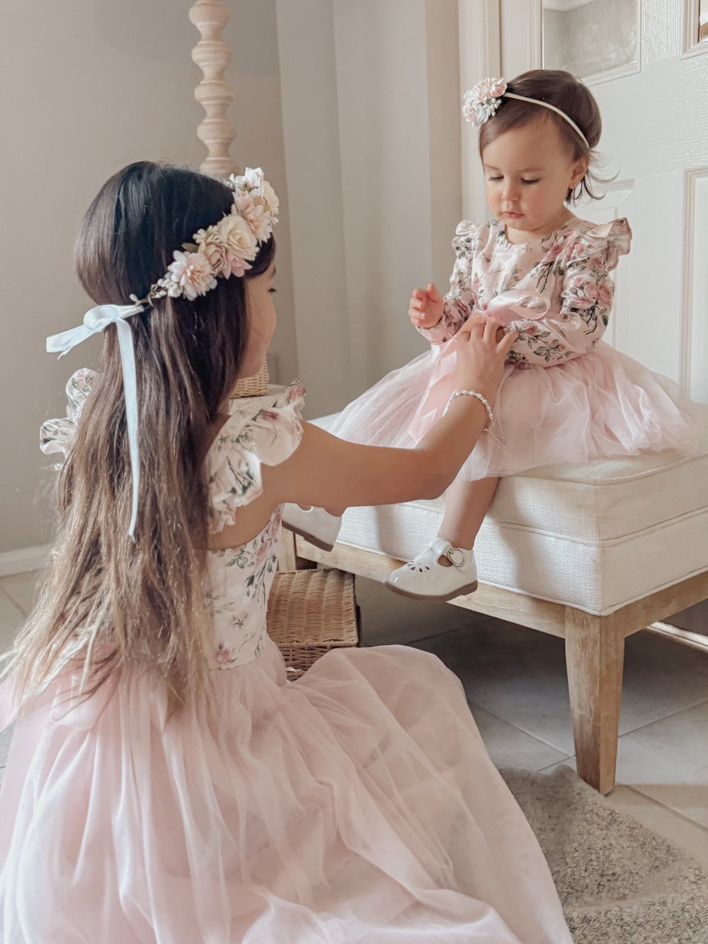 Tilly Girls Pastel Flower Crown - A Little Lacey · Photo 6 of 9
