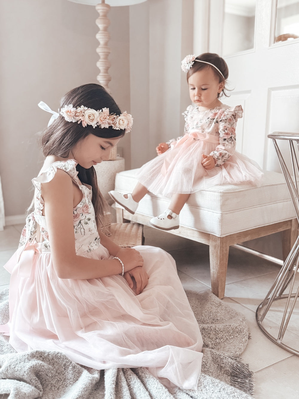 Audrey Rose Girls Tulle Dress - Girls Floral Dresses