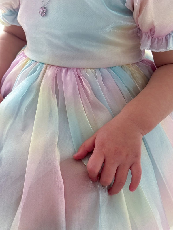 Anastasia Baby Rainbow Romper - A Little Lacey