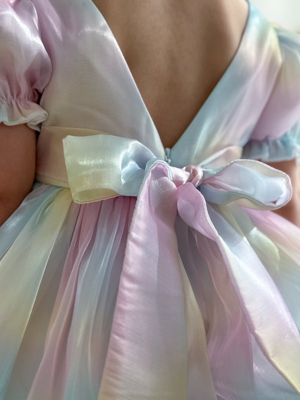 Anastasia Baby Rainbow Romper - A Little Lacey