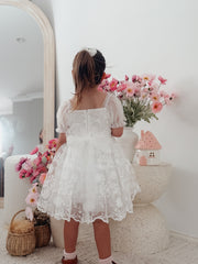 Arielle Girls White Dress - A Little Lacey