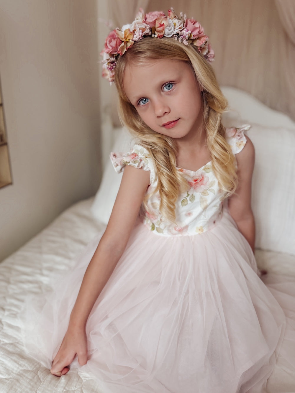 Audrey Rose Girls Tulle Dress - Light Pink - A Little Lacey · Photo 11 of 18