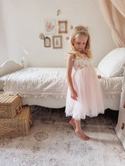 Audrey Rose Girls Tulle Dress - Light Pink - A Little Lacey