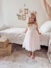 Audrey Rose Girls Tulle Dress - Light Pink - A Little Lacey