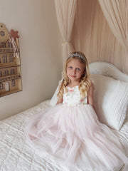 Audrey Rose Girls Tulle Dress - Light Pink - A Little Lacey
