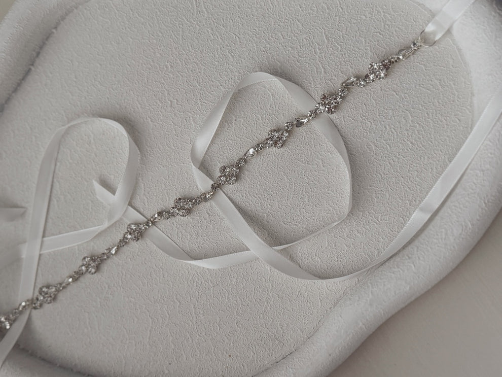 Belle Girls Diamante Sash Belt - A Little Lacey · Photo 3 of 3