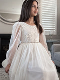 Belle Girls Diamante Sash Belt - A Little Lacey · Photo 1 of 3