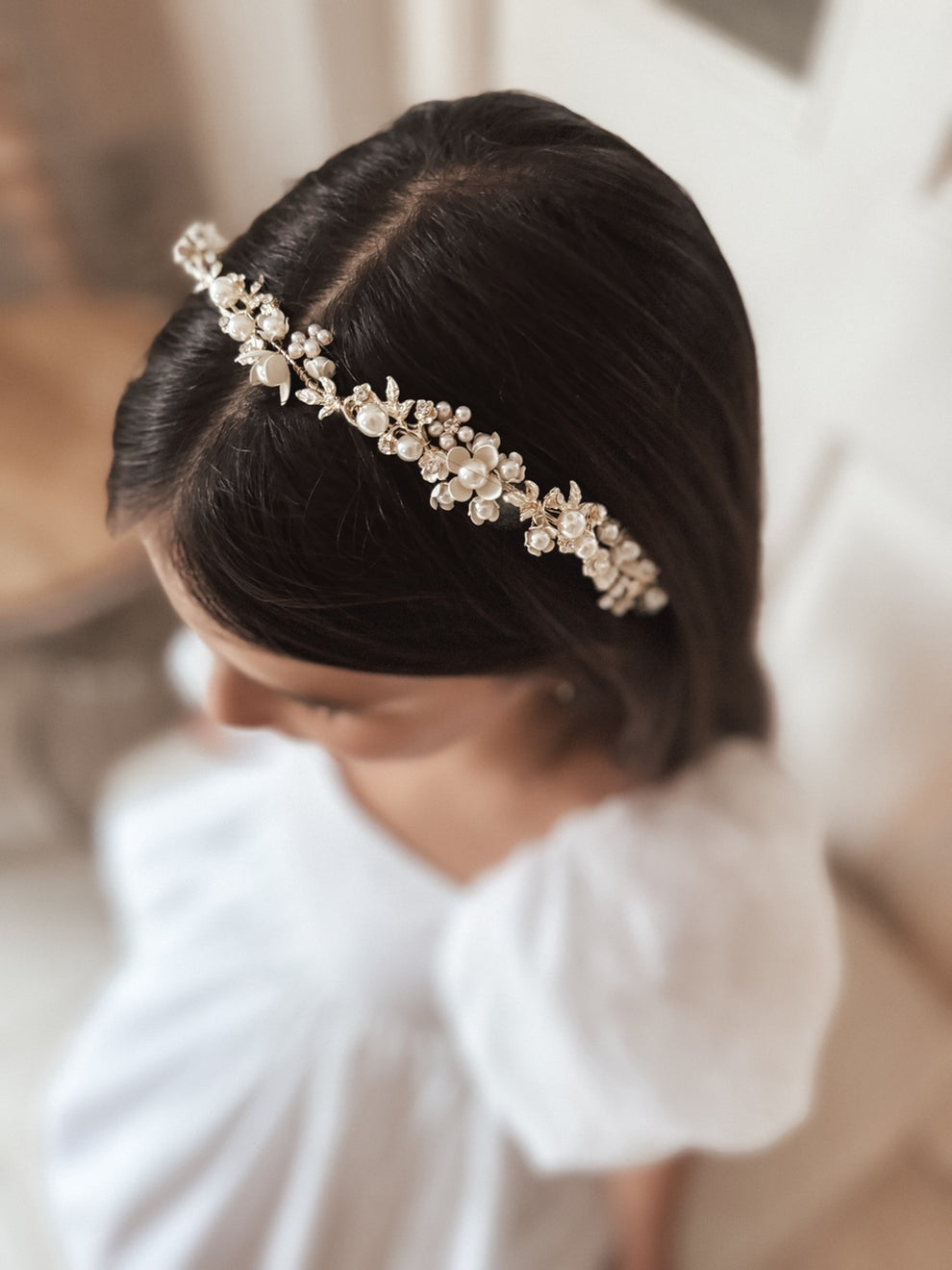Bianca Girls Gold Headband - A Little Lacey · Photo 1 of 10