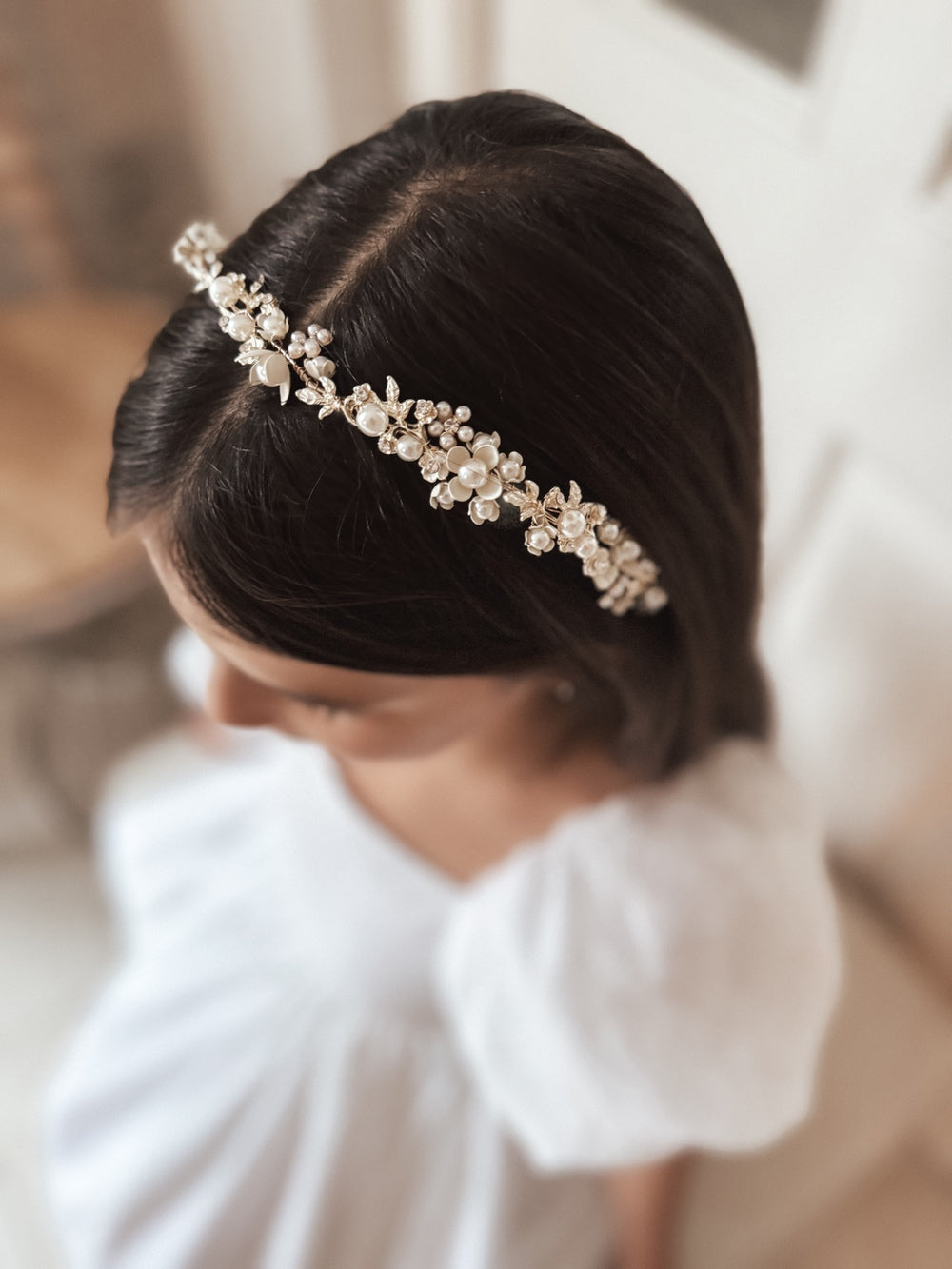 Bianca Girls Gold Headband - Tiaras and Headpieces