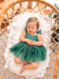 Belle Green Sparkle Baby Romper - A Little Lacey · Photo 3 of 9