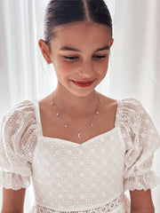 Celestial Dreams Girls Silver Necklace - A Little Lacey