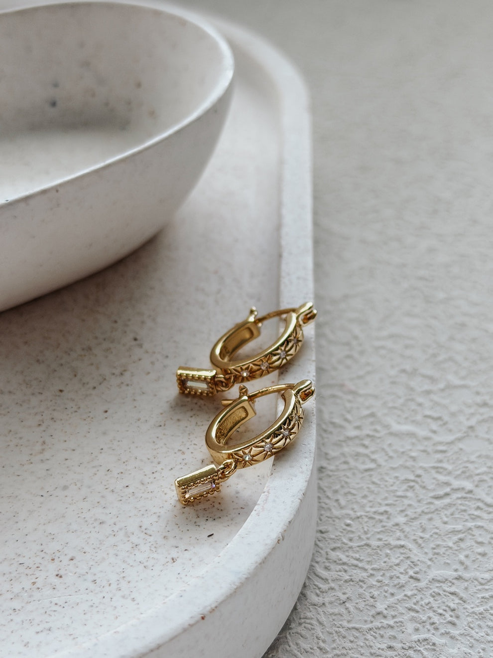 Celestial Girls Gold Hoop Earrings - A Little Lacey · Photo 6 of 7