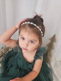 Nova Girls Pearl & Diamnate Silver Headband - A Little Lacey · Photo 10 of 11