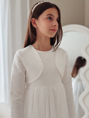 Cianna Long Sleeve White Jacket - A Little Lacey