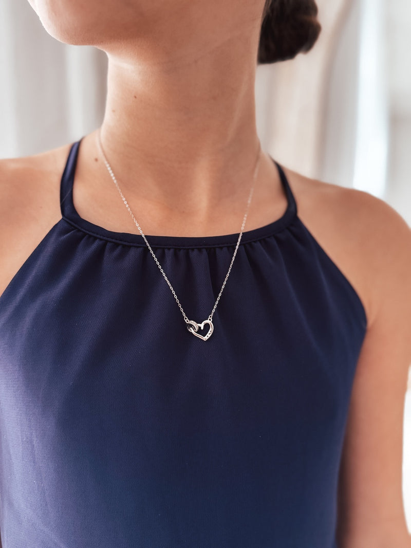 Circle of Love Girls Silver Necklace - A Little Lacey