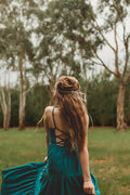 Clara Girls Teal Green Maxi Dress - A Little Lacey · Photo 3 of 14