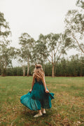 Clara Girls Teal Green Maxi Dress - A Little Lacey · Photo 4 of 14