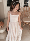 Clara Girls Champagne Maxi Dress - A Little Lacey · Photo 9 of 17