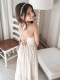 Clara Girls Champagne Maxi Dress - A Little Lacey · Photo 4 of 17