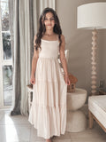 Clara Girls Champagne Maxi Dress - A Little Lacey · Photo 2 of 17