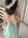 Clara Girls Mint Maxi Dress - A Little Lacey · Photo 4 of 11