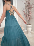Clara Girls Teal Green Maxi Dress - A Little Lacey · Photo 13 of 14