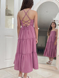 Clara Girls Mauve Maxi Dress - A Little Lacey · Photo 7 of 10