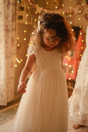 Serenade Girls Ivory Lace Dress - A Little Lacey
