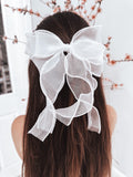 Curly Girls White Bow - A Little Lacey · Photo 1 of 4