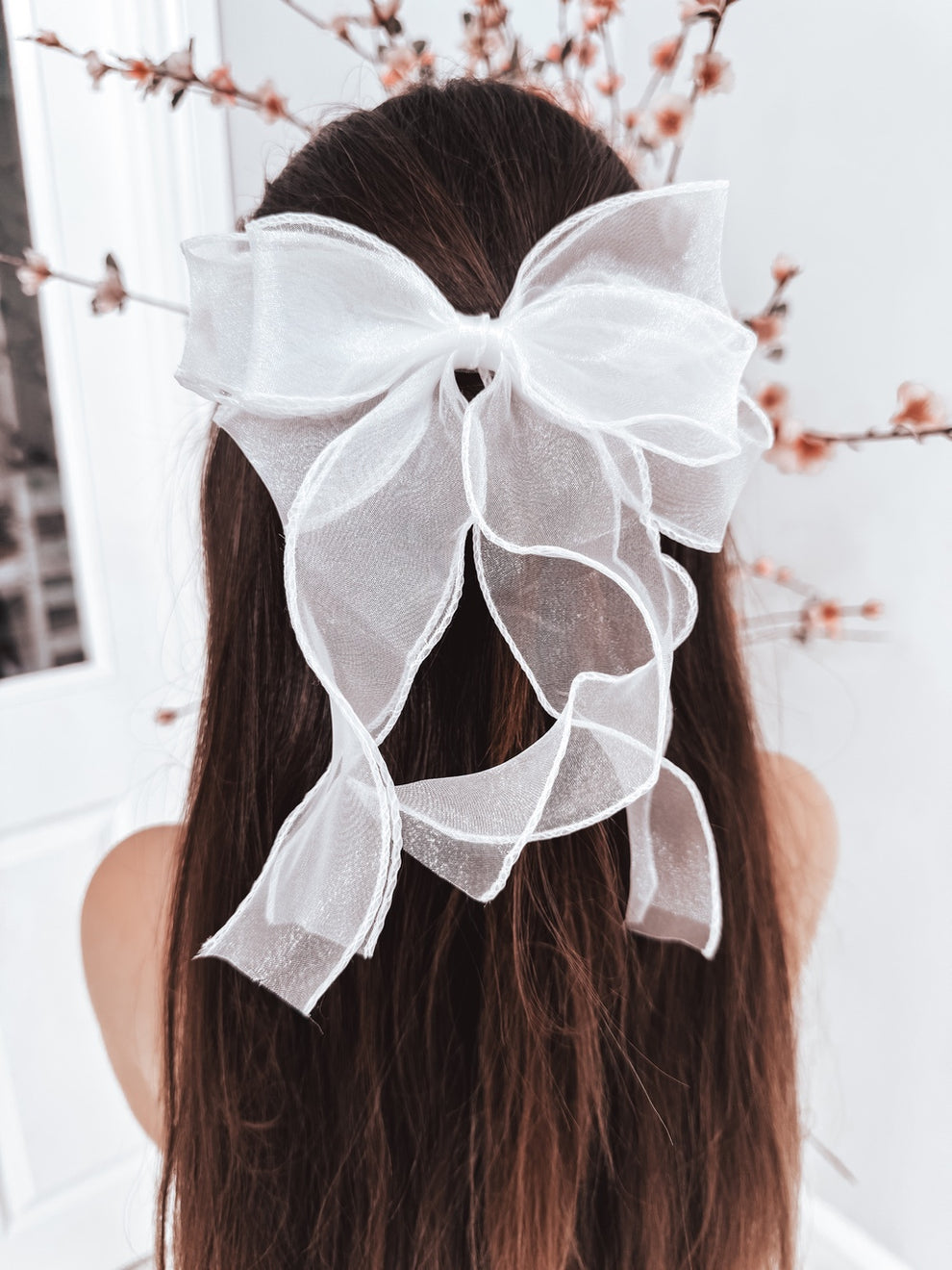 Curly Girls White Bow - A Little Lacey · Photo 1 of 4
