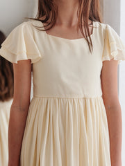 Calista Girls Lemon Mini Dress - A Little Lacey
