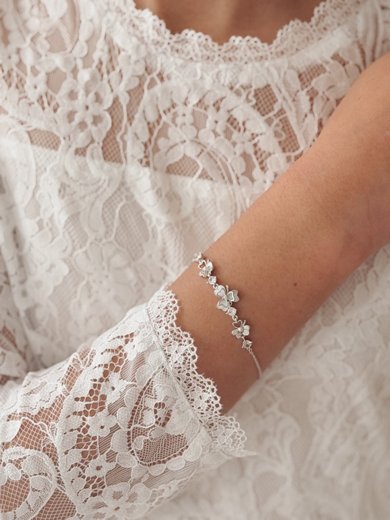 Celeste Girls Silver Bracelet - A Little Lacey