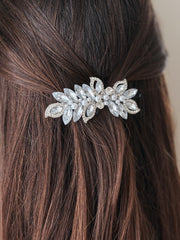 Celeste Silver Hair Clip - A Little Lacey